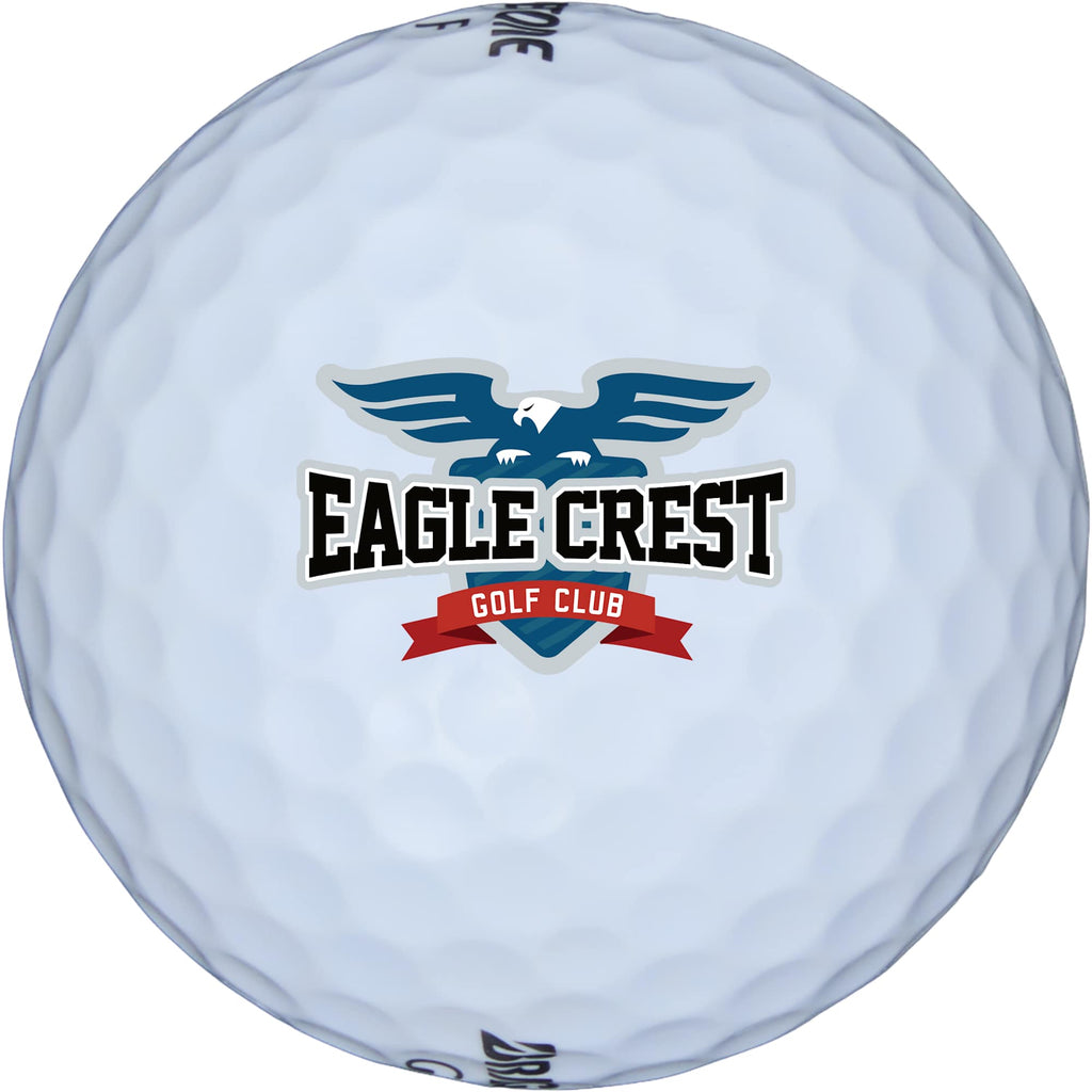 Bridgestone TreoSoft Soft Feel Golf Balls, 3 Pack Full Color - White - Front