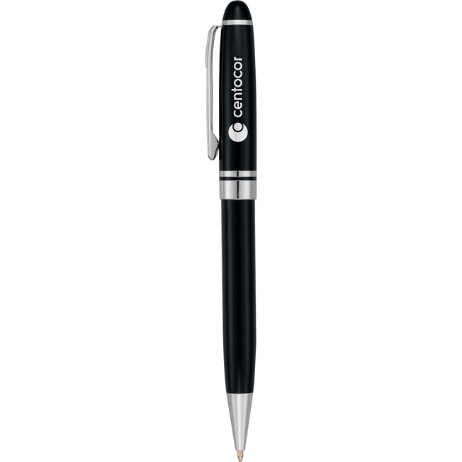 Bristol Brass Twist Ballpoint Pen Laser Engraving