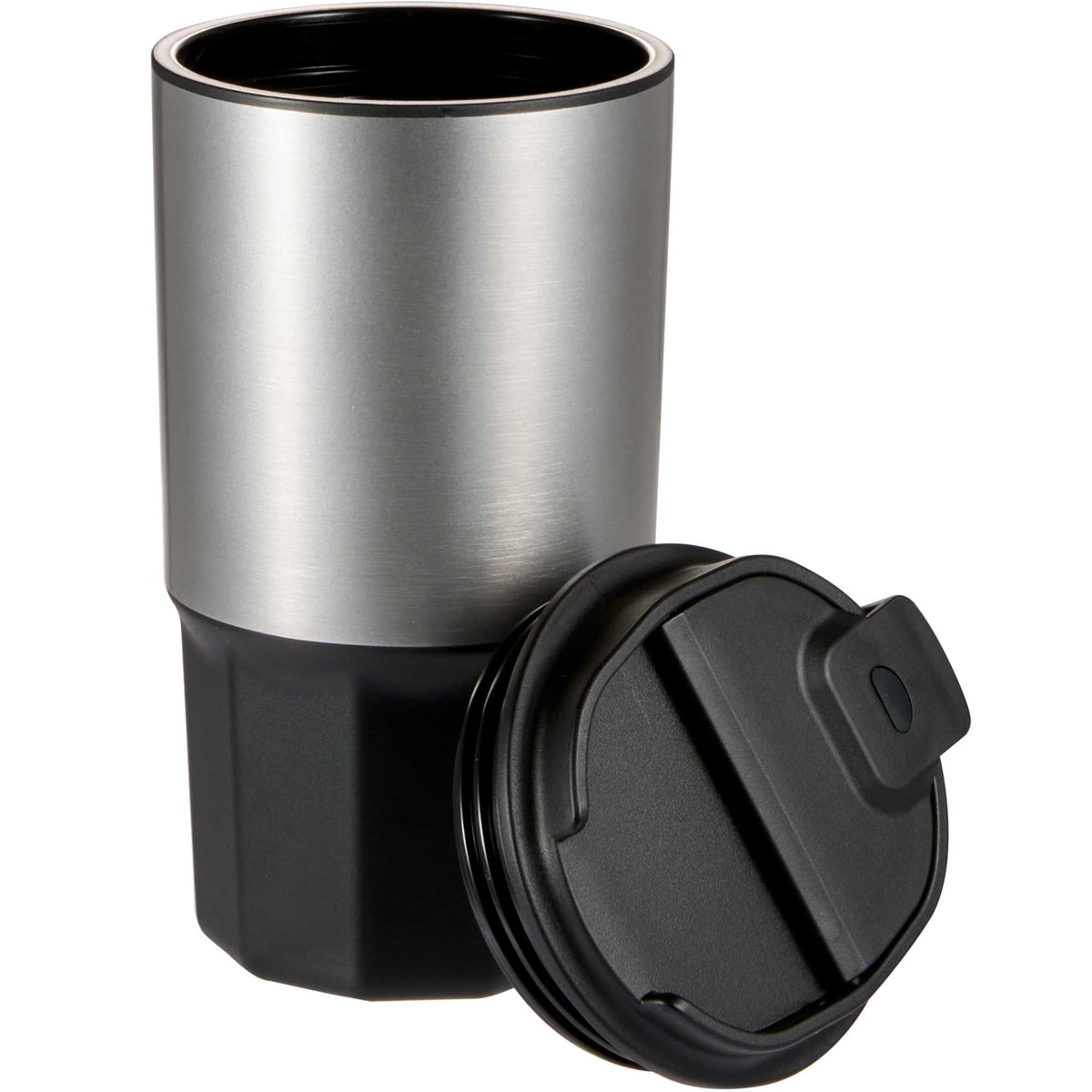 Brit Tumbler with Recycled Liner, 15 oz - Black - Lid Top 2