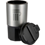 Brit Tumbler with Recycled Liner, 15 oz - Black - Lid Top