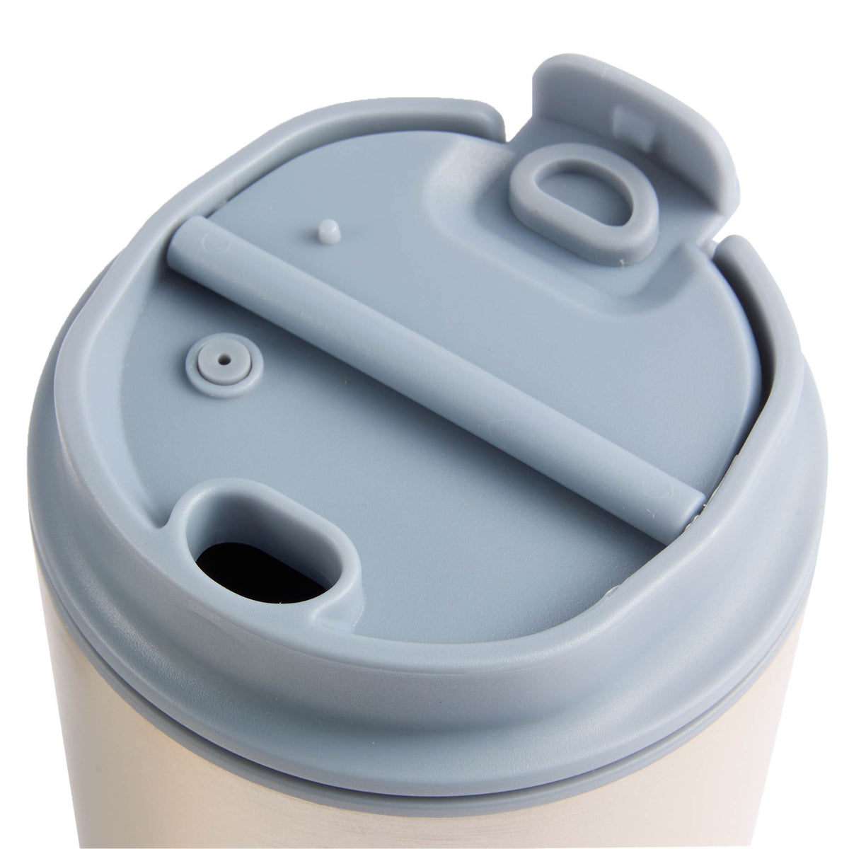 Brit Tumbler with Recycled Liner, 15 oz - Gray - Lid