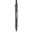 Brite Gel Stylus Pen in Recycled Aluminum Laser Engraving - Black - Front