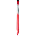 Brite Gel Stylus Pen in Recycled Aluminum Laser Engraving - Red - Clip