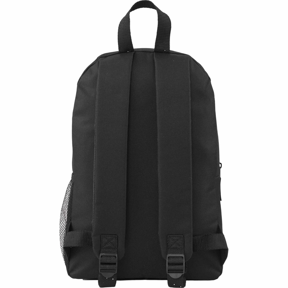 Brix Everyday Backpack in Recycled Polyester Full Color - Black - Back