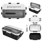 Broadview Bento Box and Spork - Black - Full Color