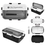 Broadview Bento Box and Spork - Black - Silk Screen