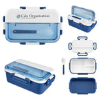 Broadview Bento Box and Spork - Blue - Full Color