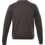 Bromley Knit V-Neck Sweater for Men Transfer - Heather Dark Charcoal - Back Flat