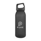 Brooke Bottle with Carry Handle, 20 oz - Charcoal - Silk Screen