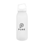 Brooke Bottle with Carry Handle, 20 oz - Clear - Silk Screen