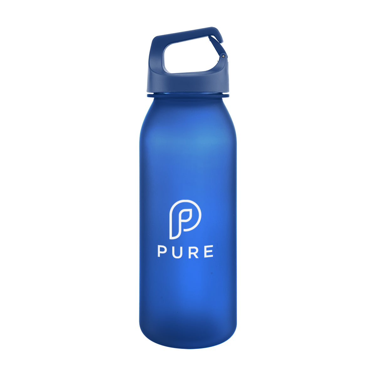 Brooke Bottle with Carry Handle, 20 oz - Navy - Silk Screen