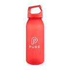 Brooke Bottle with Carry Handle, 20 oz - Red - Silk Screen