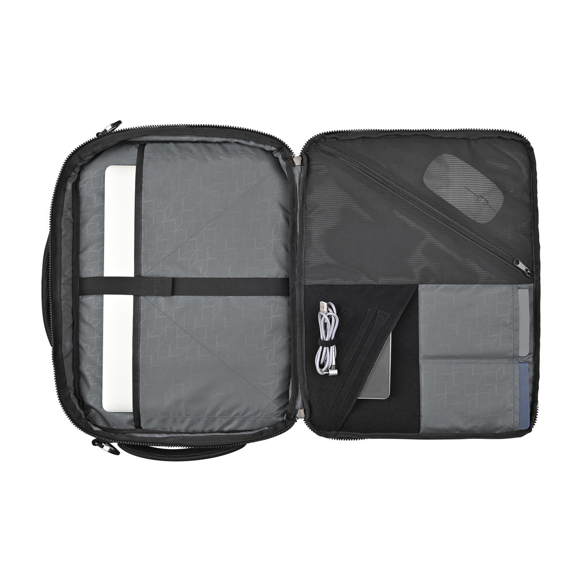 Brooklyn Convertible Briefpack for a 16 Inch Laptop - Black - View 3