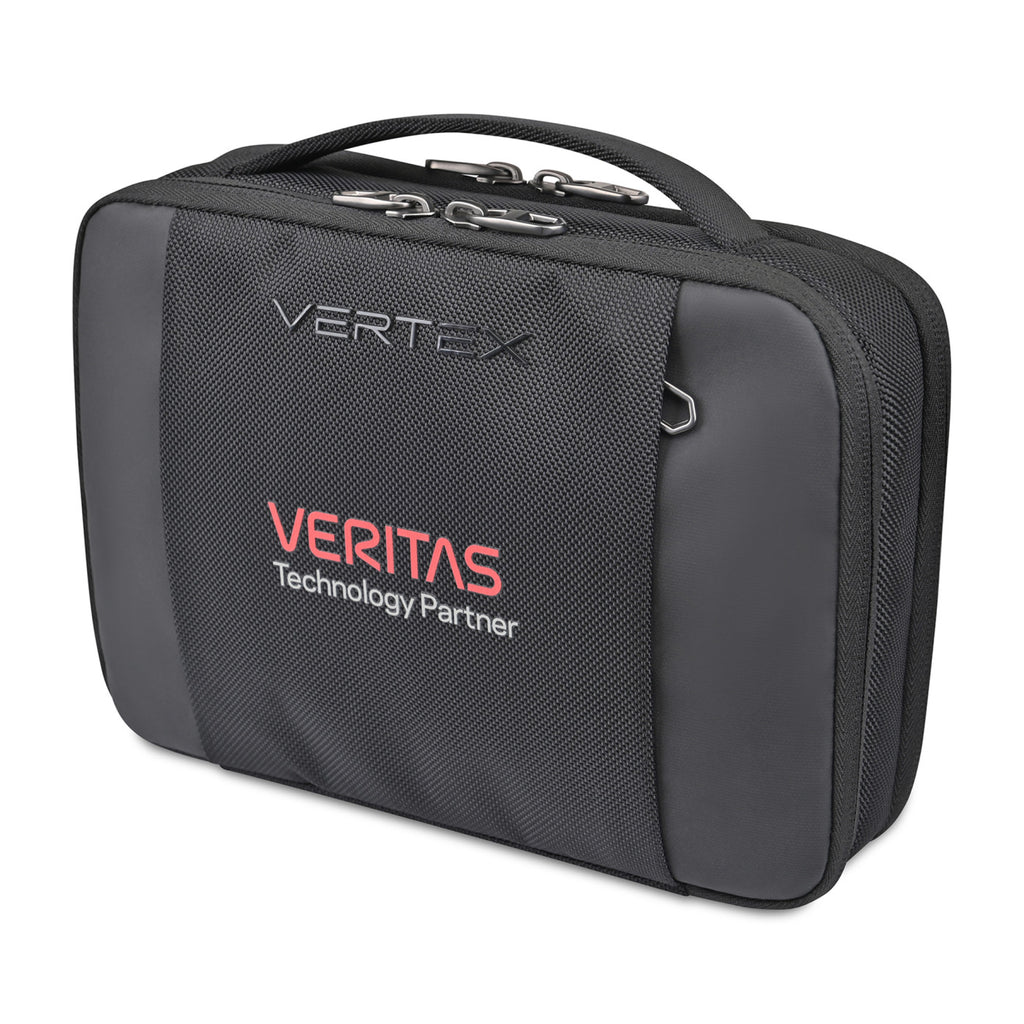 Brooklyn Deluxe Tech Case with Tablet Sleeve Embroidery - Black - View 3