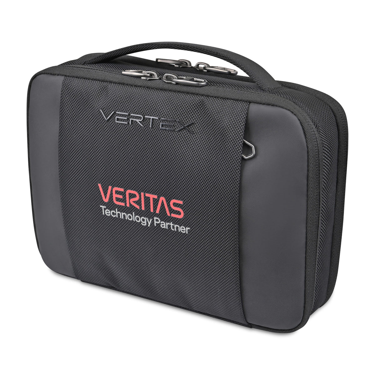 Brooklyn Deluxe Tech Case with Tablet Sleeve Embroidery - Black - View 3