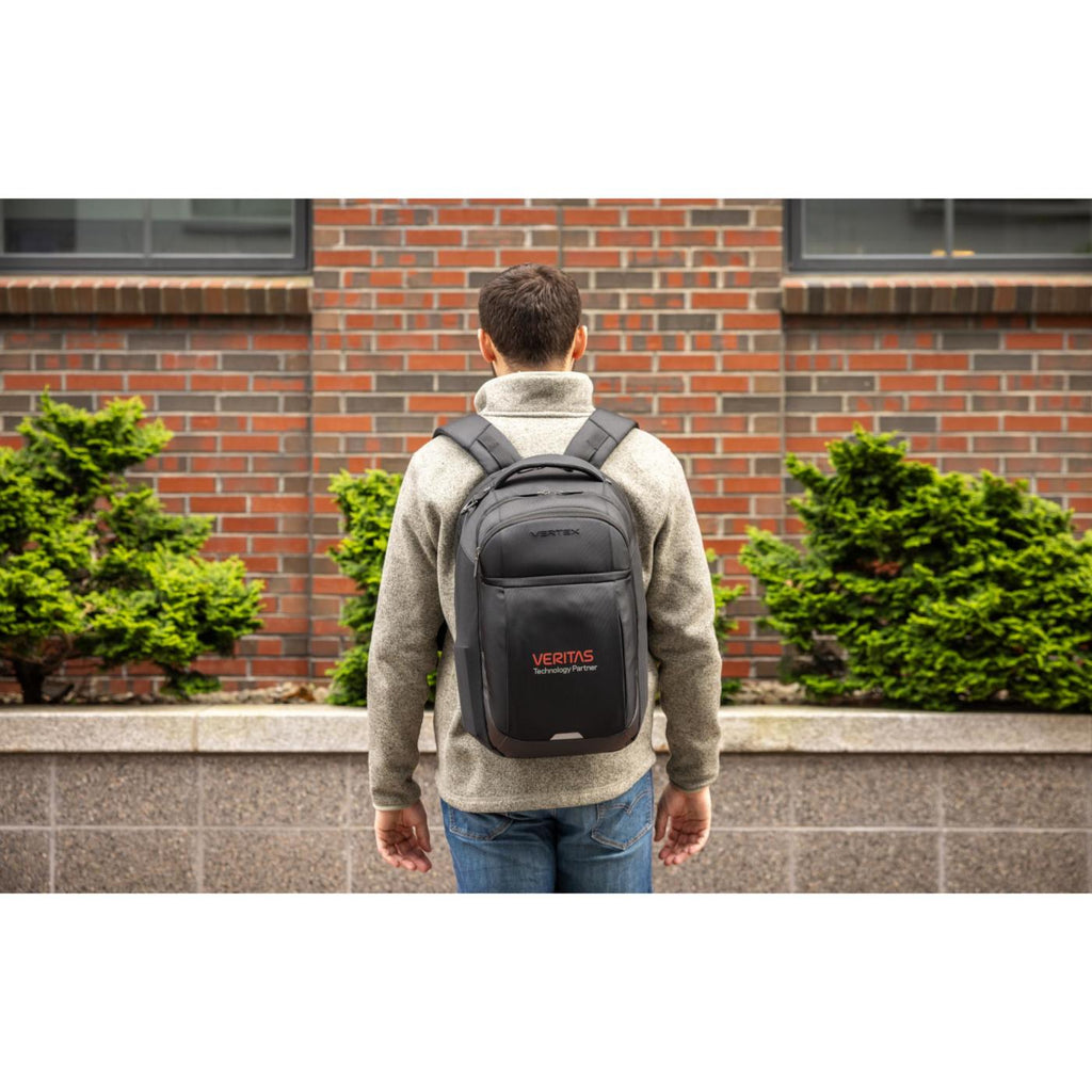 Brooklyn Lay Flat Backpack for a 16 Inch Laptop - Black - View 8