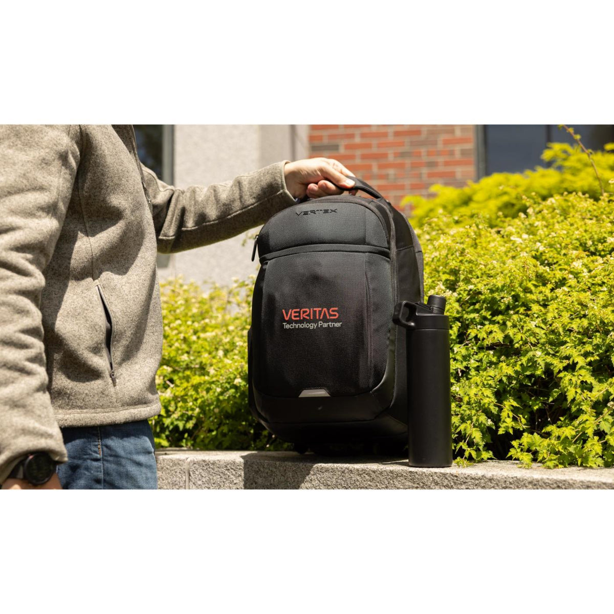 Brooklyn Lay Flat Backpack for a 16 Inch Laptop - Black - View 9