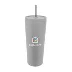Brooklyn Recycled Stainless Steel Tumbler, 24 oz - Gray - Colorbrite