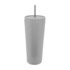 Brooklyn Recycled Stainless Steel Tumbler, 24 oz - Gray - Laser Engraving