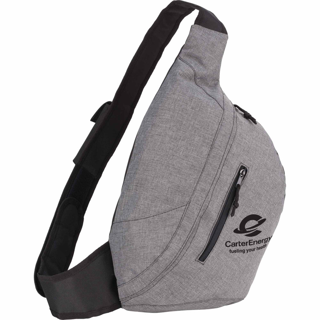 Brooklyn Sling Backpack with Padded Back - Graphite - Photo