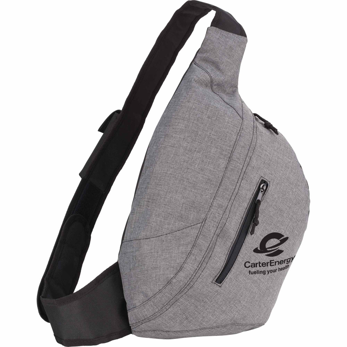 Brooklyn Sling Backpack with Padded Back - Graphite - Photo