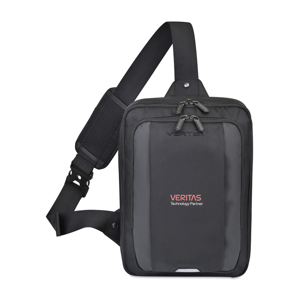 Brooklyn Tech Sling for a 13 Inch Laptop Embroidery - Black - View 1