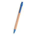 Brooks Harvest Writing Pen - Blue - Front