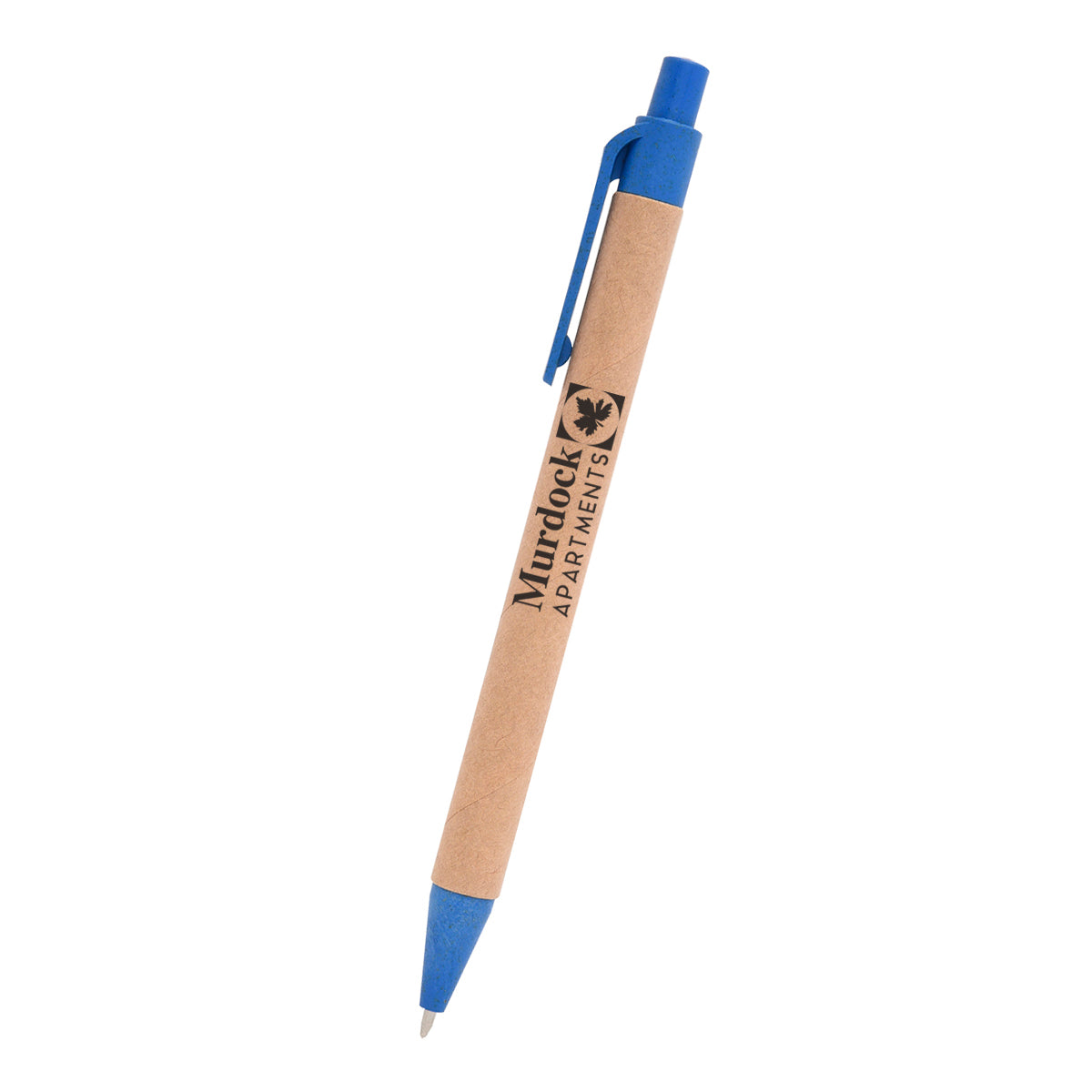 Brooks Harvest Writing Pen - Blue - Silk Screen