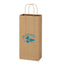 Brown Kraft Paper Wine Bag, 5.25 x 13 Inches - Natural Brown - Flexography