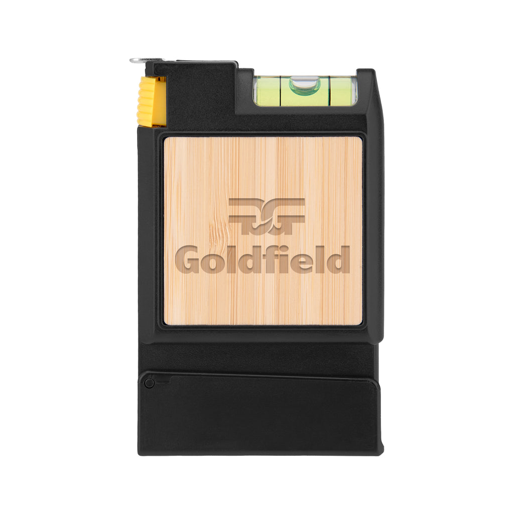 Bruce Bamboo Multi-Tool Tape Measure, Seven-Way - Laser Engraving