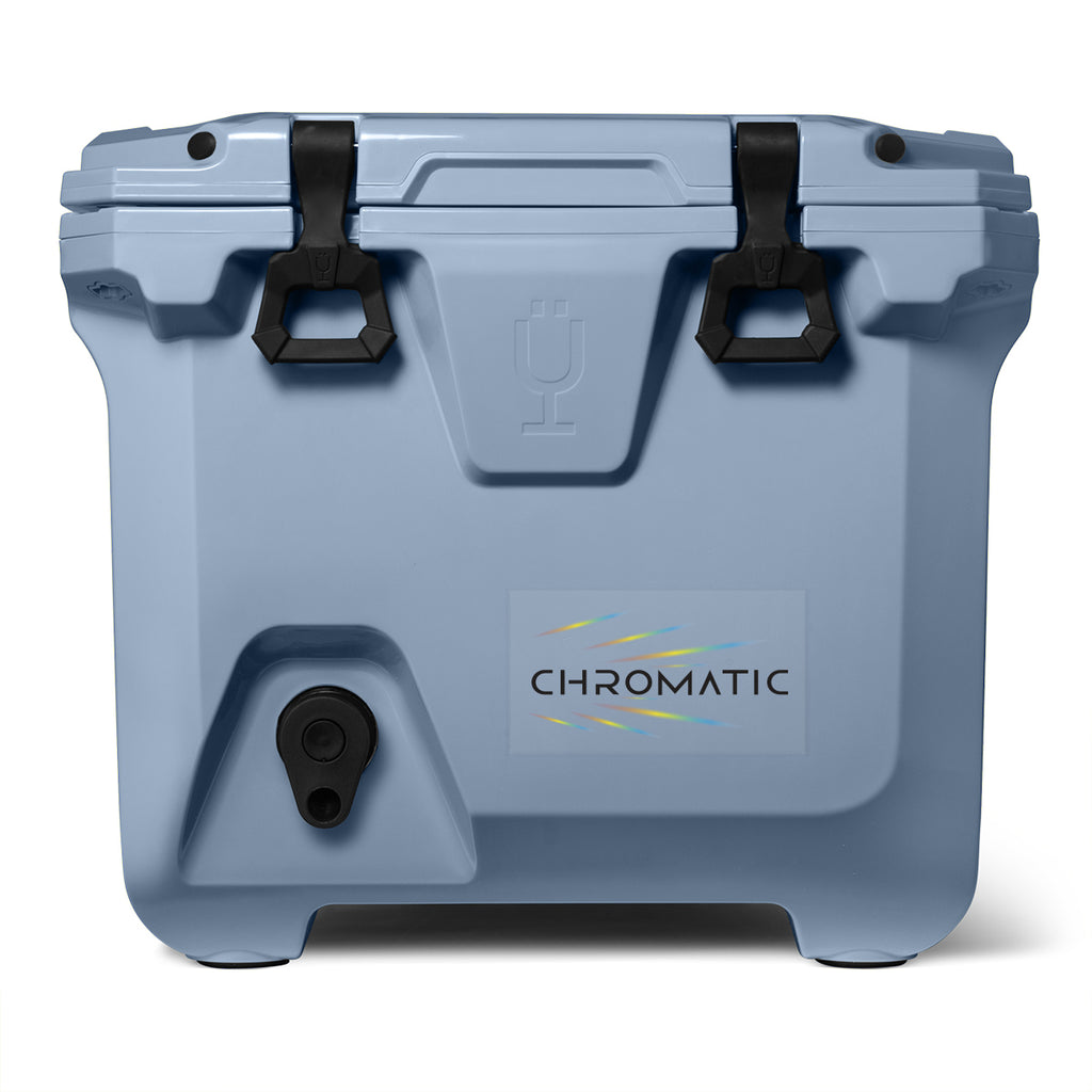 BruMate BruTank Rolling Cooler, 35 Quart - Denim - Full Color on a Clear Label