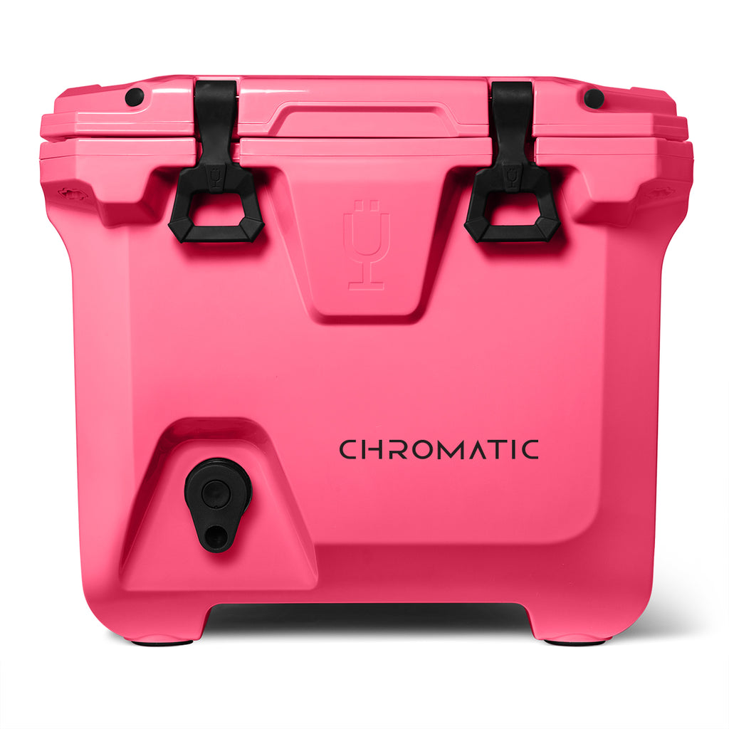 BruMate BruTank Rolling Cooler, 35 Quart - Neon Pink - Silk Screen