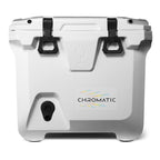BruMate BruTank Rolling Cooler, 35 Quart - White - Full Color on a Clear Label