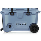 BruMate BruTank Rolling Cooler, 55 Quart - Denim - Full Color on a Clear Label