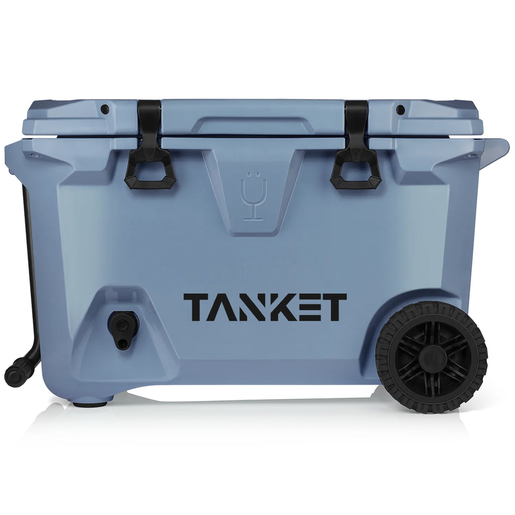 BruMate BruTank Rolling Cooler, 55 Quart - Denim - Silk Screen