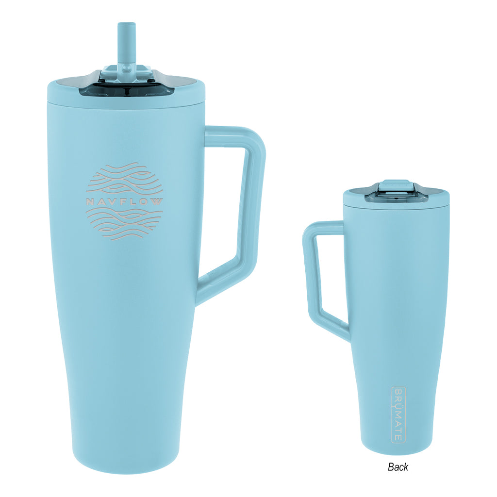 BruMate Era Flip in Fashion Colors, 40 oz - Glacier - Laser Engraving
