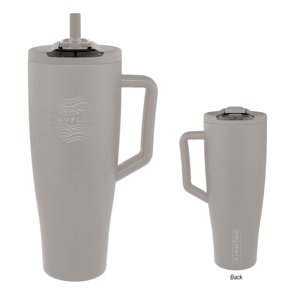 BruMate Era Flip in Fashion Colors, 40 oz - Mocha - Laser Engraving