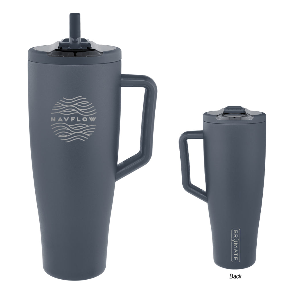 BruMate Era Flip in Fashion Colors, 40 oz - Nightfall Blue - Laser Engraving