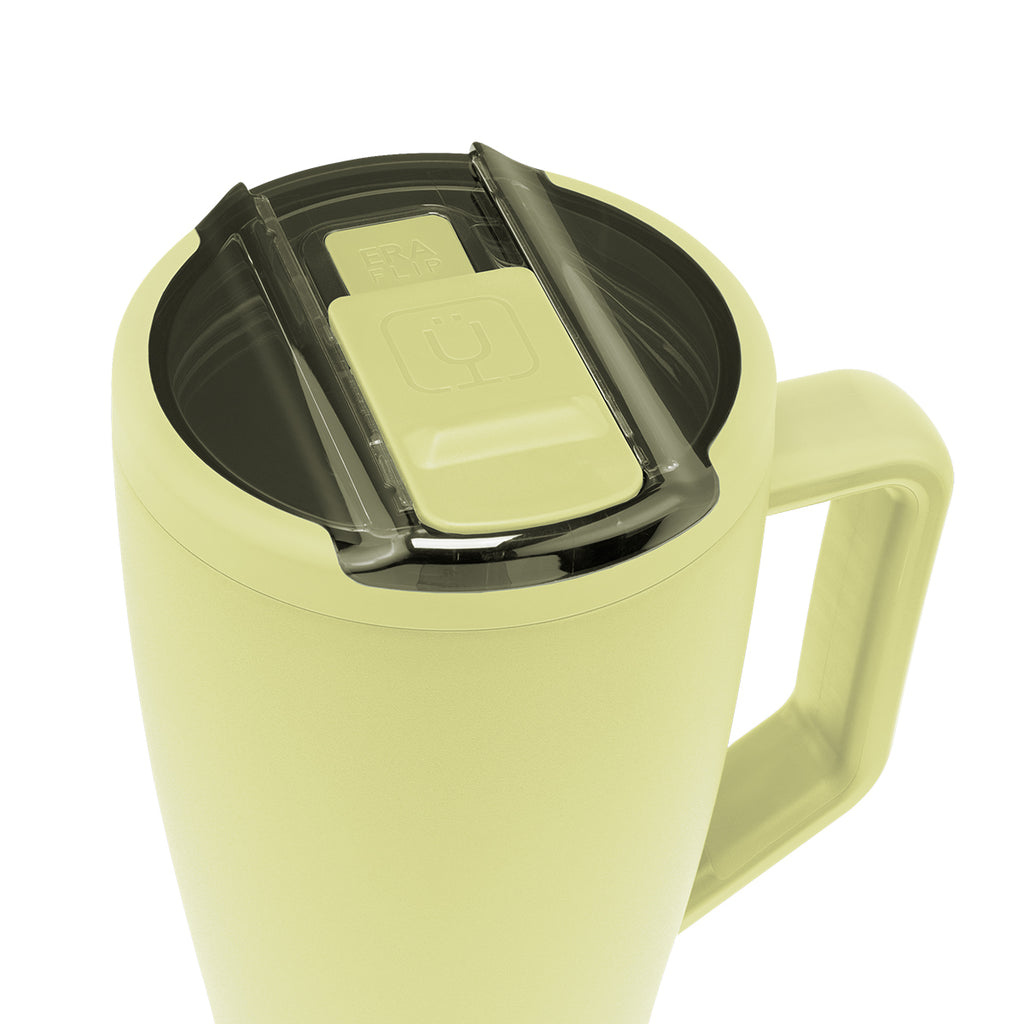 BruMate Era Flip in Fashion Colors, 40 oz - Prickly Pear - Closed