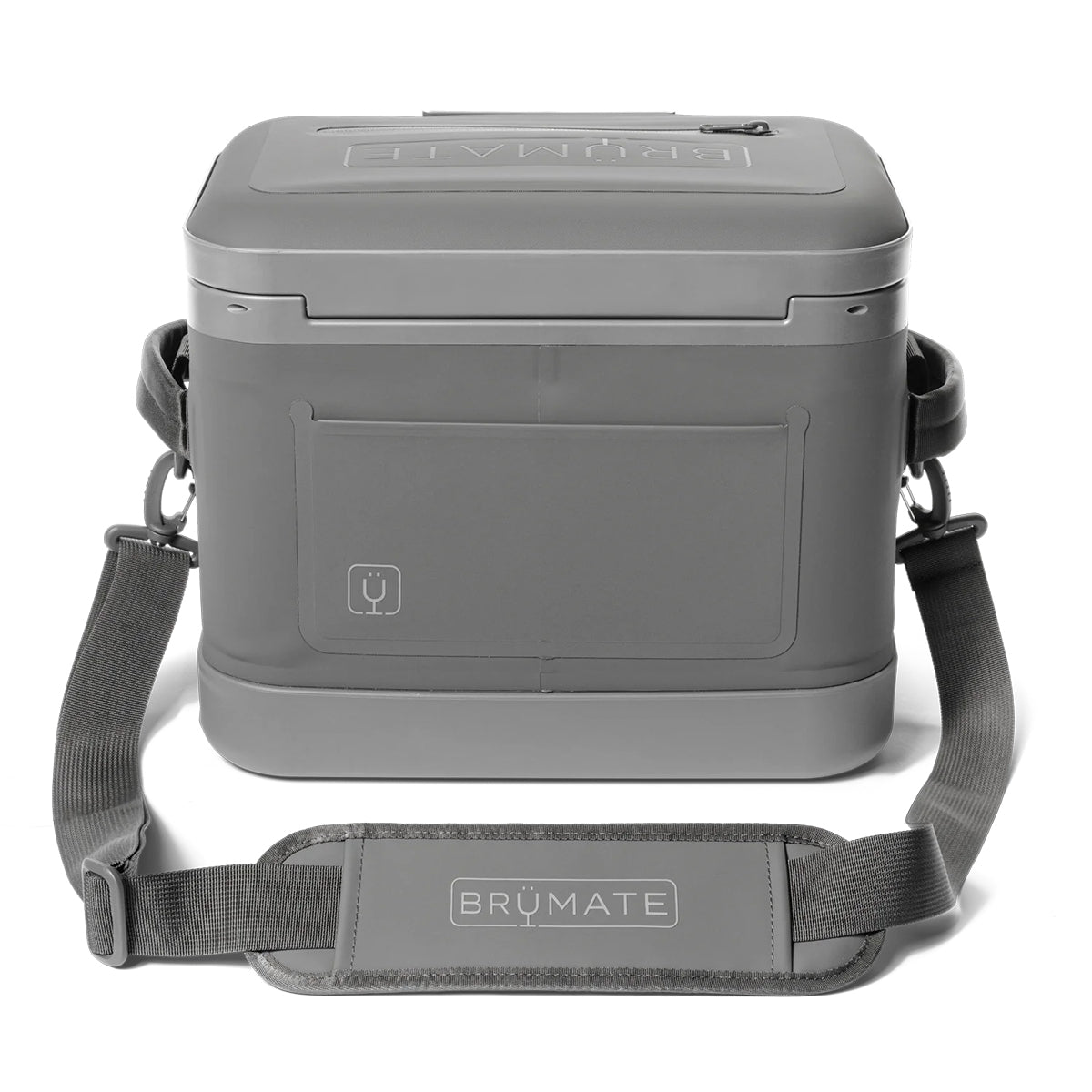 BruMate MagPack Shoulder Sling Cooler, 12 Cans - Graphite - Back_Strap