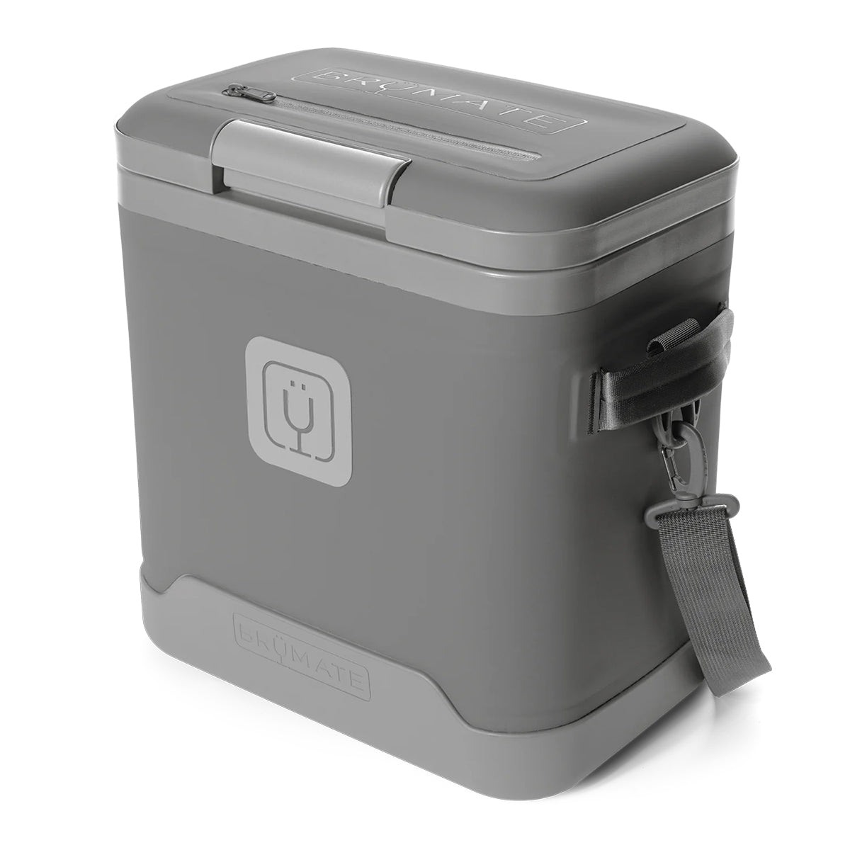BruMate MagPack Shoulder Sling Cooler, 18 Cans - Graphite - Front