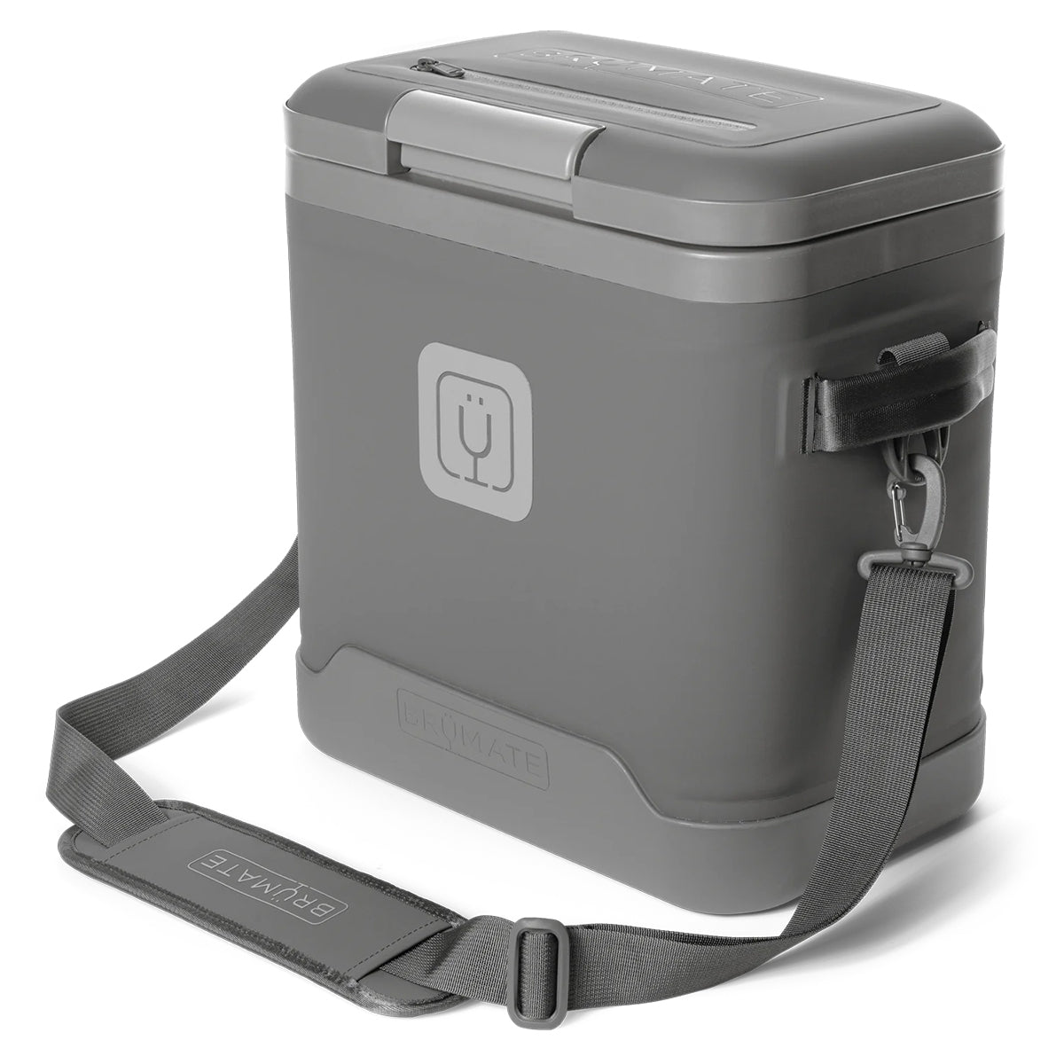 BruMate MagPack Shoulder Sling Cooler, 18 Cans - Graphite - Front_Strap