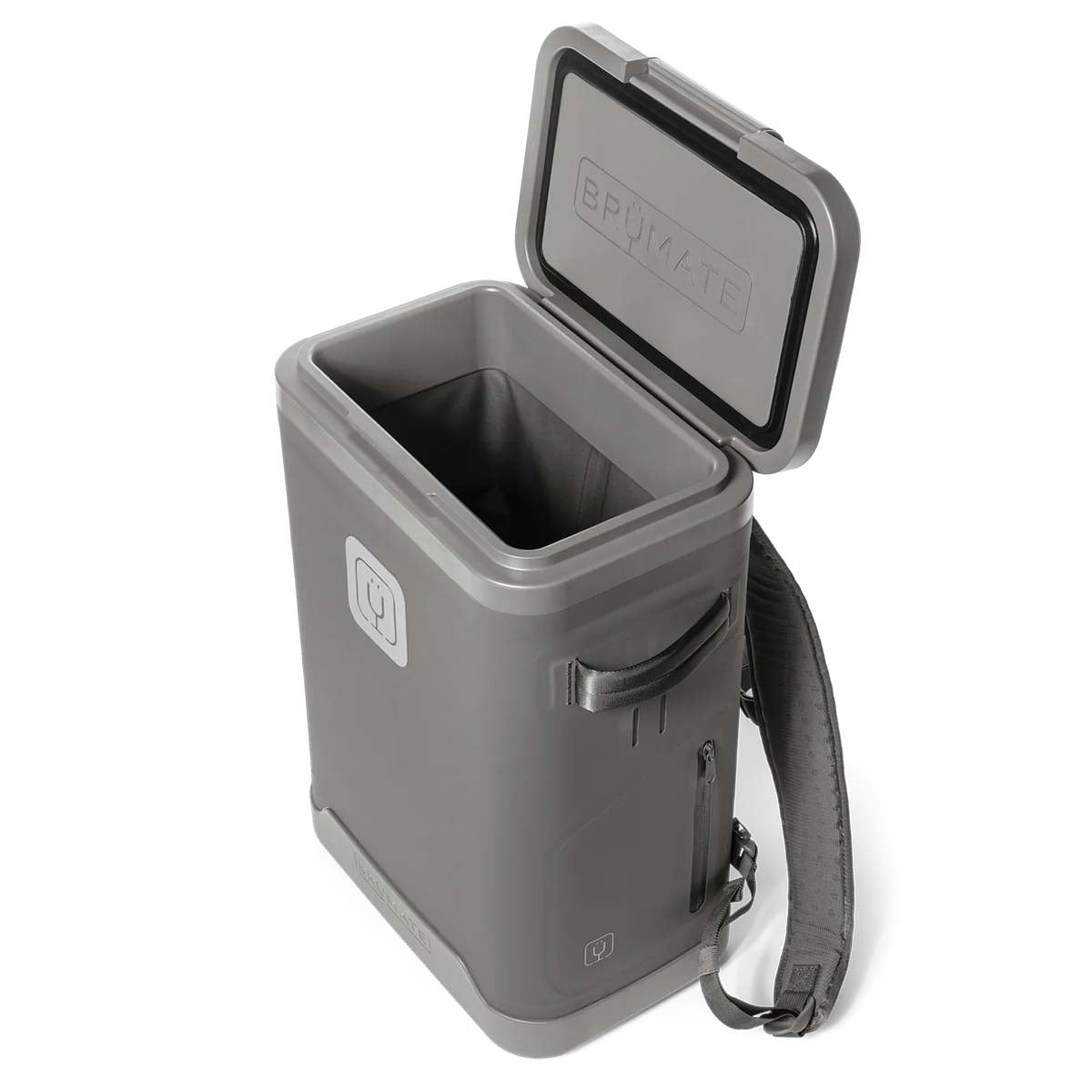 BruMate MagPack Shoulder Sling Cooler, 24 Cans - Graphite - Open