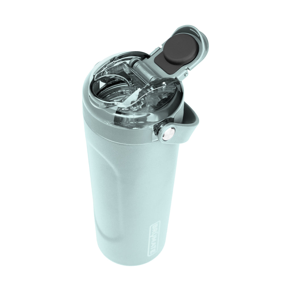 BruMate MultiShaker in Fashion Colors, 25 oz - Blue Agave - Open