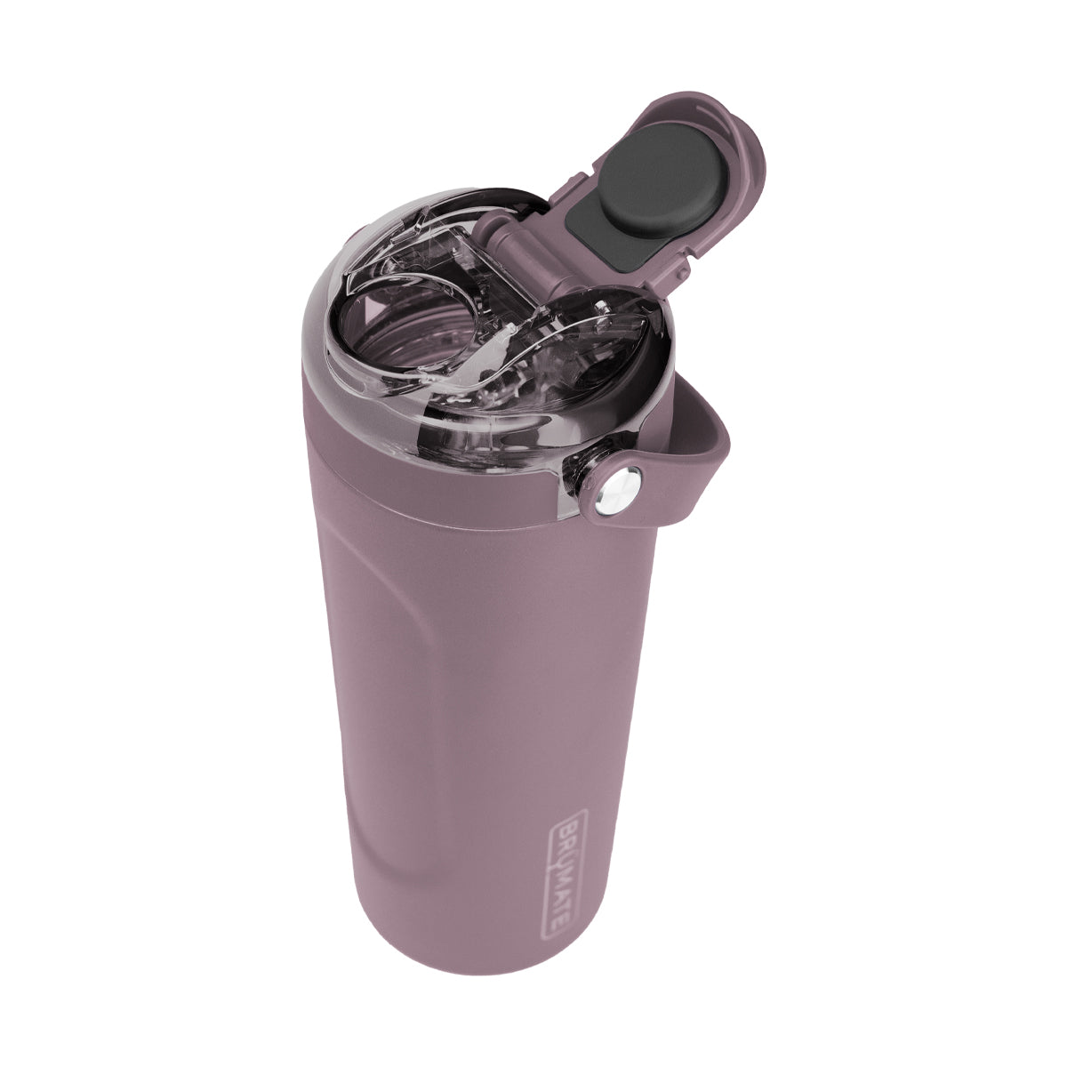 BruMate MultiShaker in Fashion Colors, 25 oz - Lilac Dusk - Open