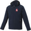 Bryce Hooded Insulated Softshell Jacket for Men Laser Engraving - Navy - Flat