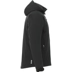 Bryce Hooded Insulated Softshell Jacket for Men Transfer - Black - Right Side