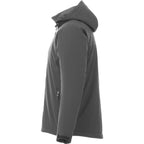Bryce Hooded Insulated Softshell Jacket for Men Transfer - HS Charcoal - Left Side