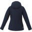 Bryce Hooded Insulated Softshell Jacket for Women Debossing - Navy - Back Flat