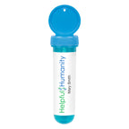 Bubble Dispenser in a Tube, 1 oz - Blue - Full Color on a White Label